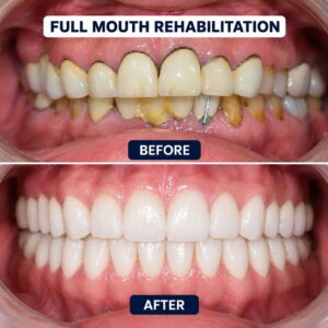 Full mouth rehabilitation