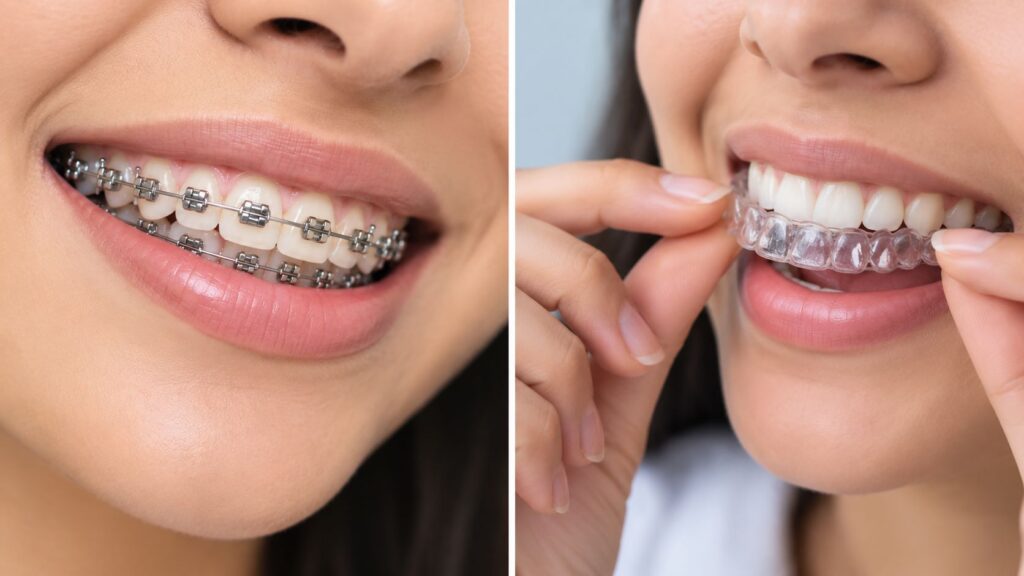 braces and teeth aligners